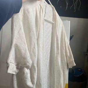 Over the shoulder shall